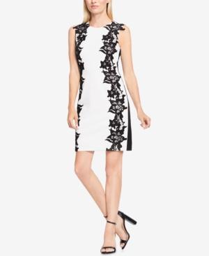 Vince Camuto Lace-trim Sheath Dress