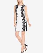 Vince Camuto Lace-trim Sheath Dress