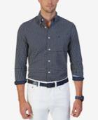 Nautica Men's Non-iron Box-square Long-sleeve Shirt