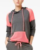 Material Girl Active Juniors' Mesh-inset Hoodie, Created For Macy's