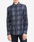 Calvin Klein Jeans Men's Jacquard Plaid Shirt