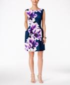 Vince Camuto Floral-print Fit & Flare Dress