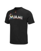 Majestic Men's Miami Marlins Wordmark T-shirt
