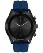 Kenneth Cole Reaction Men's Navy Silicone Strap Watch 46.5mm 10030940