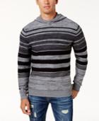 American Rag Men's Striped Hoodie Sweater, Created For Macy's