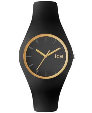 Ice-watch Women's Ice-slim Black Silicone Strap Watch 43mm 103348