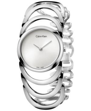 Calvin Klein Women's Swiss Body Stainless Steel Bracelet Watch 30mm K4g23126