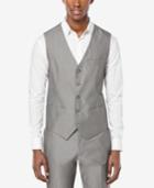 Perry Ellis Slim-fit Chambray Vest