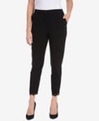 Ny Collection Lace-trimmed Cropped Pants