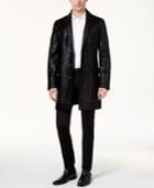 Inc International Concepts Men's Metallic Leopard-print Topcoat, Created For Macy's