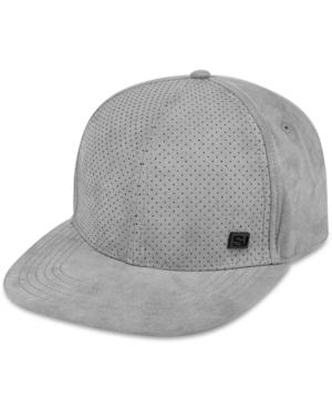 Sean John Men's Faux-suede Perforated Hat