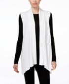 Calvin Klein Open-front Draped Vest