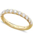 Pave Diamond Band Ring In 14k White Or Yellow Gold (3/4 Ct. T.w.)