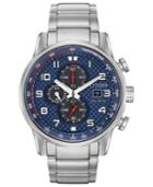 Citizen Eco-drive Men's Chronograph Primo Stainless Steel Bracelet Watch 45mm