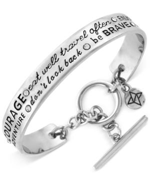 Bcbgeneration Silver-tone Courage Bangle Bracelet