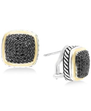 Balissima By Effy Diamond Two-tone Stud Earrings (7/8 Ct. T.w.) In Sterling Silver & 18k Gold