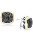 Balissima By Effy Diamond Two-tone Stud Earrings (7/8 Ct. T.w.) In Sterling Silver & 18k Gold