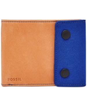 Fossil Men's Gabe Rfid-blocking Snap Bifold Wallet