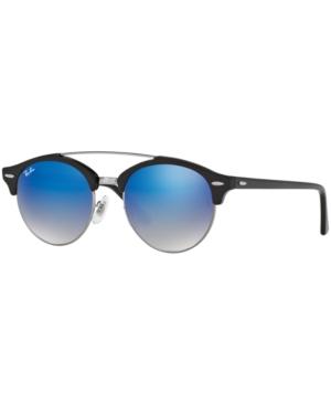 Ray-ban Clubround Double Bridge Sunglasses, Rb4346