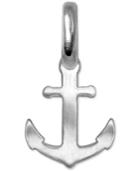 Alex Woo Anchor Mini-charm In Sterling Silver
