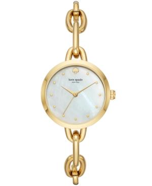 Kate Spade New York Women's Metro Gold-tone Stainless Steel Chain Bracelet Watch 30mm