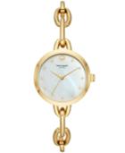 Kate Spade New York Women's Metro Gold-tone Stainless Steel Chain Bracelet Watch 30mm