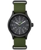 Timex Men's Expedition Scout Green Nylon Strap Watch 51mm Tw4b04700jt