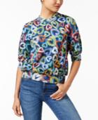 Love Moschino Printed Fleece Sweatshirt