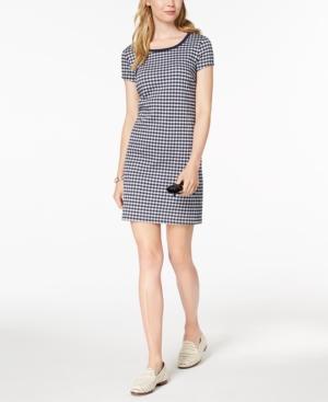 Maison Jules Gingham-print Shift Dress, Created For Macy's