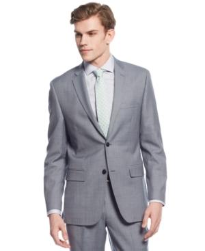 Alfani Red Light Blue Slim-fit Jacket