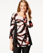 Style & Co. Textured High-low Top, Only At Macy's