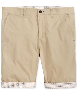 Construct Men's 10 Contrast-trim Stretch Shorts, Only At Macy's