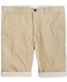Construct Men's 10 Contrast-trim Stretch Shorts, Only At Macy's