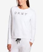 Dkny Cozy-fleece Logo Sweatshirt