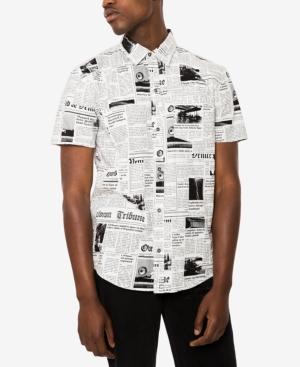 Jaywalker Men's Newsprint Shirt, Only At Macys