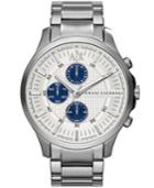 Ax Armani Exchange Men's Chronograph Stainless Steel Bracelet Watch 46mm Ax2136