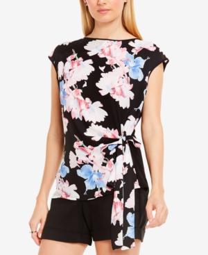 Vince Camuto Cap-sleeve Side-tie Top