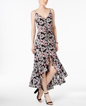 Betsey Johnson Printed High-low Maxi Dress