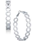 Inc International Concepts Silver-tone Circle Hoop Earrings, Created For Macy's