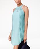 American Rag Juniors' Crochet-trim Shift Dress, Only At Macy's