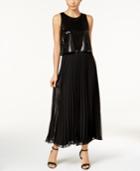 Msk Sequined Popover Gown