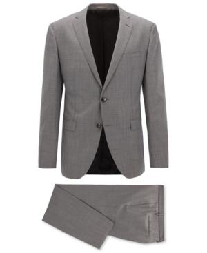 Boss Men's Extra-slim Fit Sharkskin Suit
