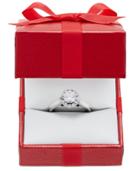 X3 Certified Diamond Engagement Ring In 18k White (1 Ct. T.w.)