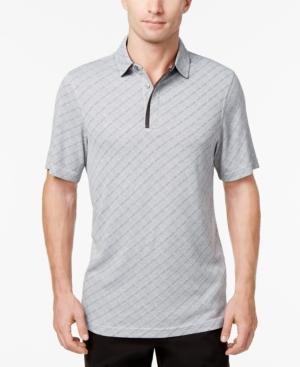 Tasso Elba Men's Textured Diamond Polo, Created For Macy's