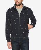 Original Penguin Men's Harrin Embroidered-lemon Full-zip Jacket