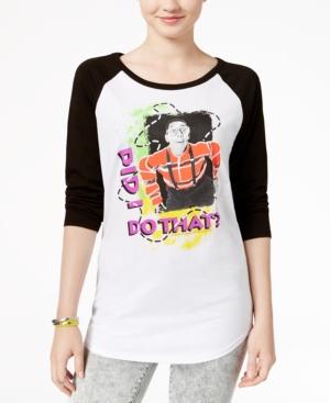 Ripple Junction Juniors' Steve Urkel Graphic Raglan T-shirt