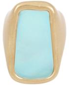 Robert Lee Morris Soho Gold-tone Imitation Mother-of-pearl Ring