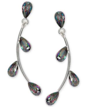 Giani Bernini Mystic Cubic Zirconia Pear Drop Earrings In Sterling Silver, Only At Macy's
