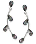 Giani Bernini Mystic Cubic Zirconia Pear Drop Earrings In Sterling Silver, Only At Macy's