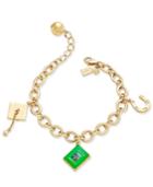 Kate Spade New York 12k Gold-plated Graduation Theme Charm Bracelet